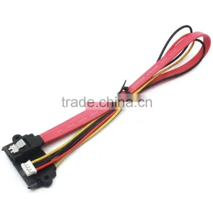 Sata 22 Pin With Screw Hole to 7 Pin +4 Pin Power Cable thumbnail-4