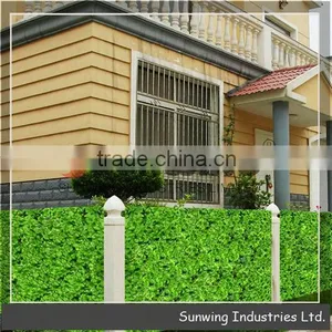 Outdoor Artificial Boxwood Wreath Leaf Plastic Hedge Green Plants thumbnail-1