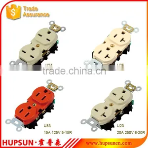 High Quality 15A 125V U03 American Style Universal Wall Socket thumbnail-5