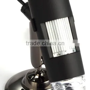 Hot Mini Handheld 20x-400x USB Digital Microscope With 8 LEDs Brightness Adjustable Measurement Software thumbnail-4