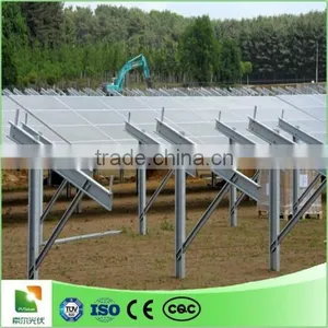 Ground Screw Solar Mounting System Solar Power System Aluminum Ground Solar Mount Structure thumbnail-1