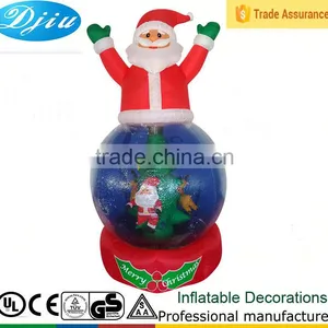 CHRISTMAS Santa Claus AIRBLOWN INFLATABLE SNOWGLOBE for Outdoor Decor thumbnail-1
