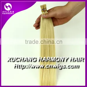 GREAT QUALITY European i Tip Human Hair Extension Pre Bonded thumbnail-1