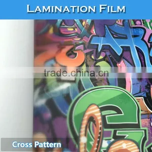 SINO Cross Pattern Cold Lamination Protective PVC Film Foil thumbnail-4