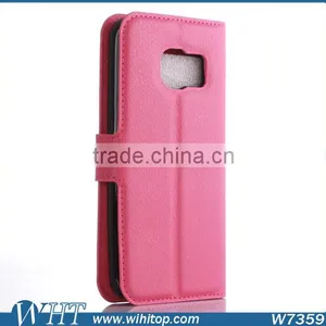 Flip Leather Case for Samsung S7, Mobile Phone Wallet Case for S7 thumbnail-2