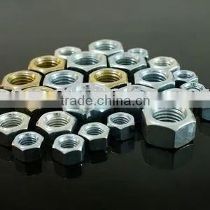 China High Quality Yellow Zinc Plated Hex Nut thumbnail-1