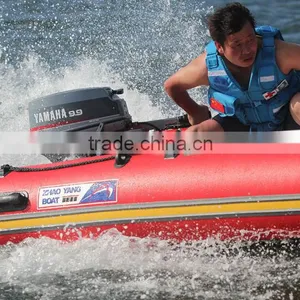 (CE) PVC Material Optional Floor High Speed Sports Boat thumbnail-1