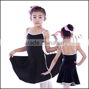 C2153 Kids Show Dancewear for Sale Black Jazz Dance Wear Guangzhou Ballet Dancewear thumbnail-1