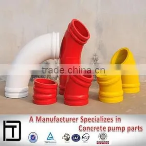 Wear-resisting Steel Pipe Elbow DN125*R275*45D,China Concrete Pump Parts thumbnail-5