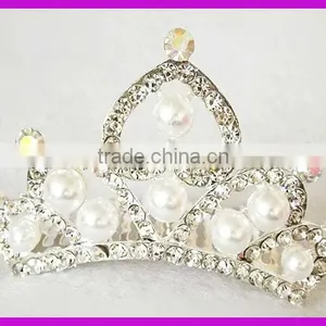 Luxurious Rhinestone Tiaras Combs for Bride Manufacturers China Supplier BY 1873 thumbnail-1