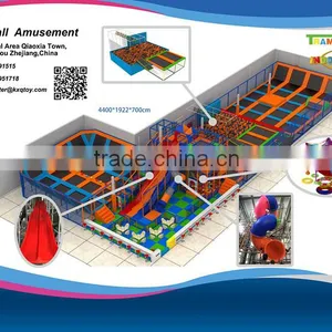 China Manfacturer Factory Direct Sale Trampoline Park Indoor Amusement Indoor Trampoline Park thumbnail-2