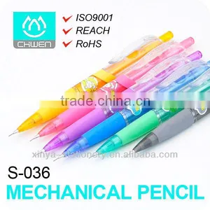 Hot Selling Plastic Mechanical Pencil, Model S-036, Triangle Shape thumbnail-1