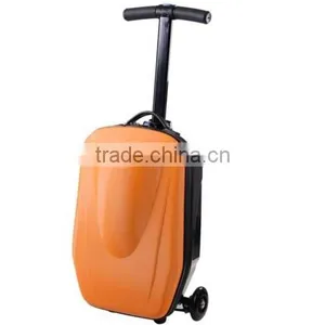 Multi Function Orange Color Business Roller Scooter Suitcase Quality Choice thumbnail-2