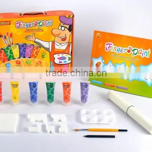 Funny Item 4 Color Friendly Material Child Toy Finger Painting Set Toy thumbnail-5
