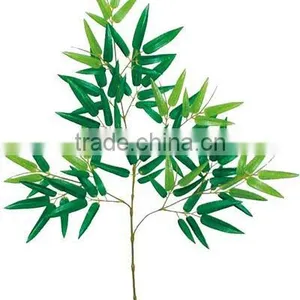 Artificial Gold Bamboo Leaves With Four Branches thumbnail-1