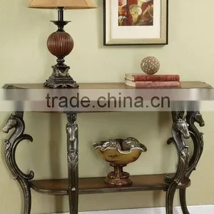 Antique Wooden Towel Horse Console thumbnail-1