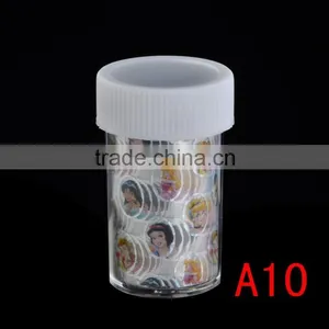 Wrap Roll Foil Transfer Adhesive Sticker Paper Nail Art Multi Decor Snow White thumbnail-1