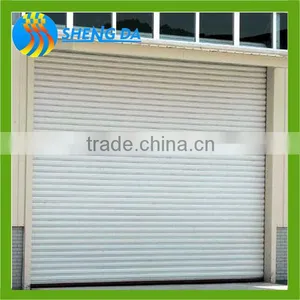China Galvanized Steel Windproof Automatic Industrial Roller Shutter Door thumbnail-1