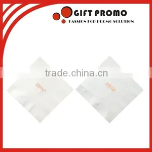 White Hotel Dinner Use Printed Napkin thumbnail-1