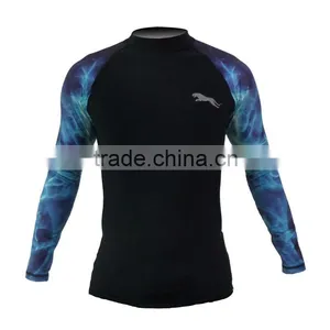 Dri Fit Lycra Sportswear Long Sleeve Rash Guard for Men thumbnail-1