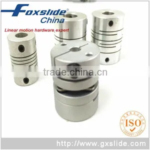 Gear Motor and Ballscrew Shaft Double Disc Couplings With Clamps 12 to 15 mm OD 44x50mm thumbnail-5