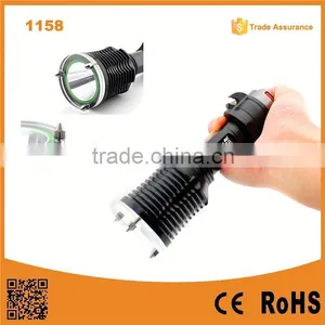 1158 New Design!! XM-L T6 LED Ultra Power Aluminum Torch Light Car Glass Break Hammer Emergency Led Flashlight Torch thumbnail-1