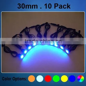 Hot Sale CE/RoHS/GS/SAA/UL Color Changing Stair Lights 10-Pack / IP65 Recessed Color Changing Stair Light Kits thumbnail-1