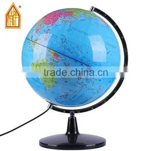 Hot Sale 32cm Large PVC World Globe Plastic Globe Lighting Globe thumbnail-1