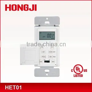 7 DAY HEAVY DUTY DIGITAL IN WALL TIMER thumbnail-1