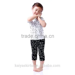 2016 Kaiya Cotton Short T-shirt and Pant Summer Kids Clothes thumbnail-5