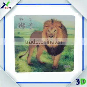 High Definition High Quality 3D Lenticular Placemat/3D Lenticular Cup Mat thumbnail-5