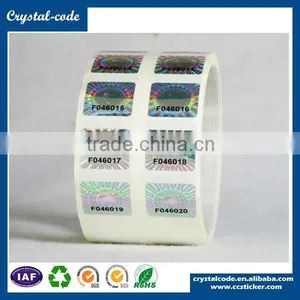 Custom Logo 3d Honeycomb Pattern Hologram Sticker thumbnail-5