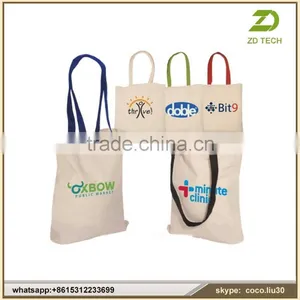 100% Cotton Fabric Foldable Shopping Bag ZD Tech61 thumbnail-5