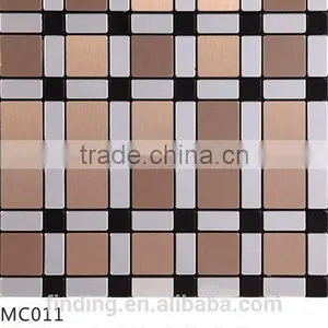 Best Quality Decoration Panel Aluminium Mosaic Tile MC005 thumbnail-3
