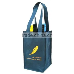 China Factory Cheap Color Printed 2 Bottle Wine Bag thumbnail-2