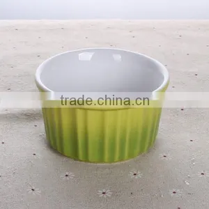 Colored Ceramic Round Ramekin Bowl Factory Directly Sale thumbnail-4