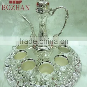 Metal Wine Gift Set/classical Wine Pot Set/ Vintage Wedding Metal Wine Set thumbnail-2