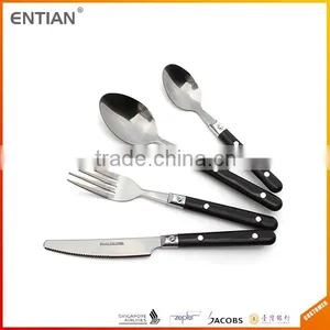 Stainless Steel Cutlery Black Handle, Cutlery Sets 24pcs, Set Cutlery thumbnail-2