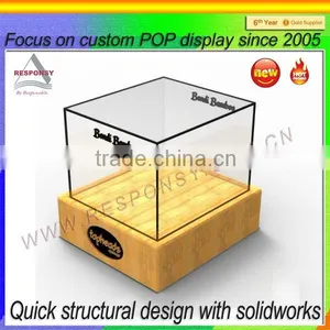 Shenzhen Christmas Gift Bamboo Wood Watch Oem Display thumbnail-3