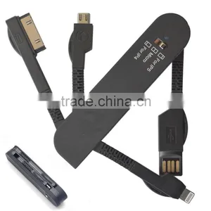 Multi-function Retractable Data 2 in 1 Military Knife Usb Cable thumbnail-6