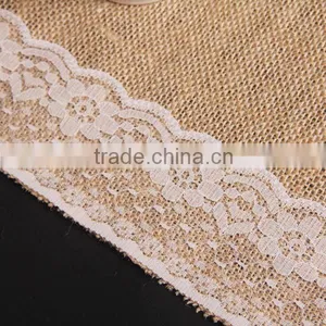 Lace Decorative Burlap Ribbon thumbnail-3