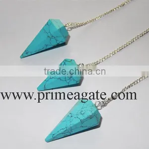 Turquoise Facetted Pendulums | Indian Crystal For Sale thumbnail-2