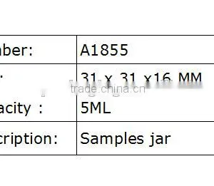 5ml Free Sample Bottle Lotion Sample Jars ABS Transparent Jar Eye Cream Jar thumbnail-3