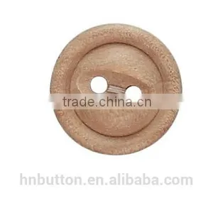 Factory Wholesale 4 Holes Natural Wooden Button for Garment thumbnail-6