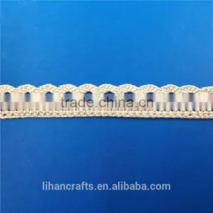 H0266E Elegant Lace Ribbon, 100% Cotton Lace ,Crocheted Lace thumbnail-1