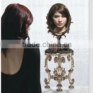 RORO Conjugal Felicity Lily Enamel Crystal Glass Craft Mirror thumbnail-1