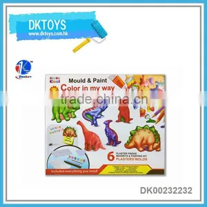 Denko Toys-Creative Craft Toy Fridge Magnet Dinosaur Toy Plaster Painting Toy thumbnail-1