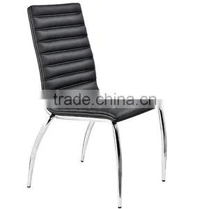 Good Quality Stackable Fashion Leather Restaurant Chair With Four Legs AH-40 thumbnail-1