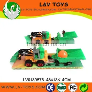 Hot-selling Kids Plastic Friction Cheap Farm Tractors Cars for Kids thumbnail-1