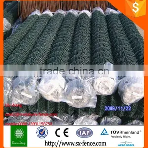 China Factory Green Color Pvc Wire Chain Link House Garden Fence thumbnail-1